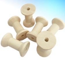 10pcs Empty Wooden Spools Hour