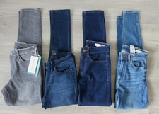 WOMEN'S SIZE 6 R 4 X M&S NEXT PREMIUM H&M BLUE GREY JEANS BUNDLE EXCELLENT NEW
