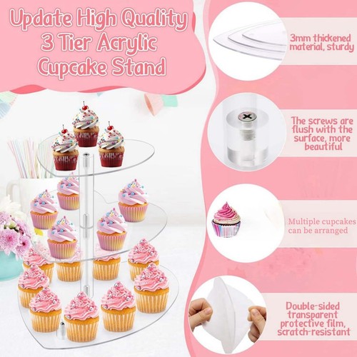 Acrylic cake stand holder - acrylic,