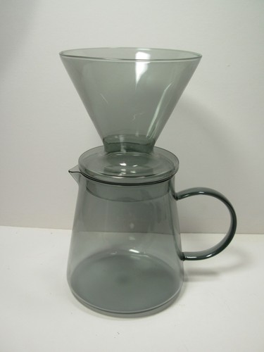 Handmade glass pour over - glass,