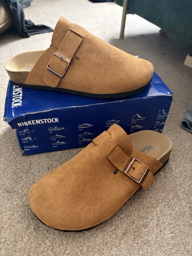 Birkenstock boston clogs taupe - boston,