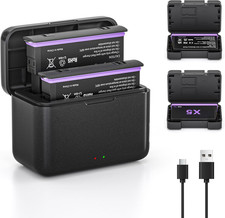 2 Pack 2800mAh Battery and