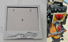 Eagle License Plate Trim-Motorcycle-Custom Bike-Cruiser-Trike Number Plate Frame
