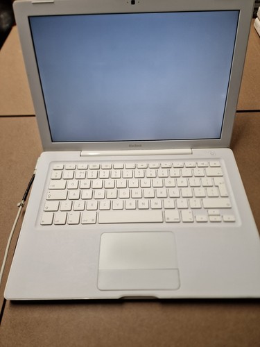 Apple macbook white laptop - apple,