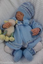 BABY KNITTING PATTERNS DK 57 BOYS OR DESIGNER REBORN DOLLS BY PRECIOUS NEWBORN K