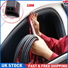 10m Universal Car Door Seal Strip L-Shape Rubber Trunk Door Edge Guard Protector