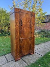 Antique art deco burr walnut