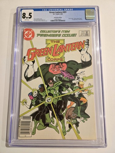 Green lantern 201 cgc 5 - green, #201
