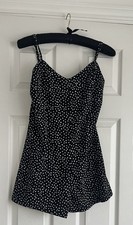 Ladies Zara Playsuit Black And