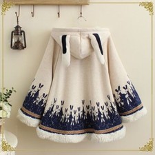 Lady Girl Cute Fleece Cape