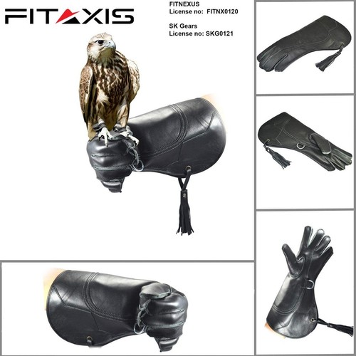 Traditional falconry glove - falconry,