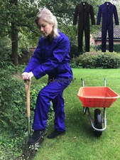 Ladies stud front boilersuit - ladies,