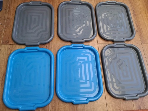 Plastic fast food trays 40cm - 6,