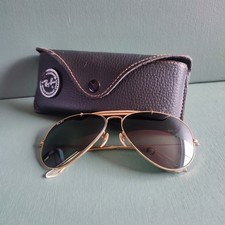 Ray Ban Vintage Aviator Sunglasses L2112 Bausch & Lomb Gold Frame 62mm 14mm