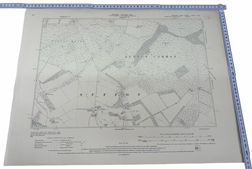 Antique ordnance survey - survey, map