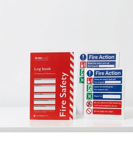 Fire safety log book - fire, 2