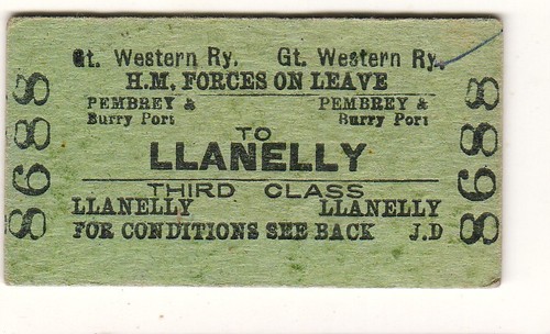 Railway ticket gwr - ticket,