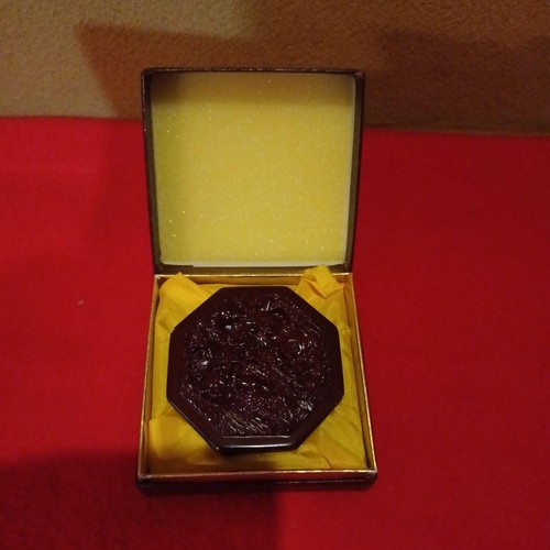 Japanese octagonal inro red - octagonal,
