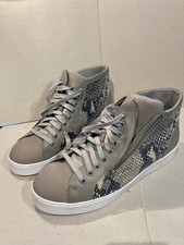 Vionic Women's Snakeskin Baseball Style Boots With Lace And Zip Size UK7