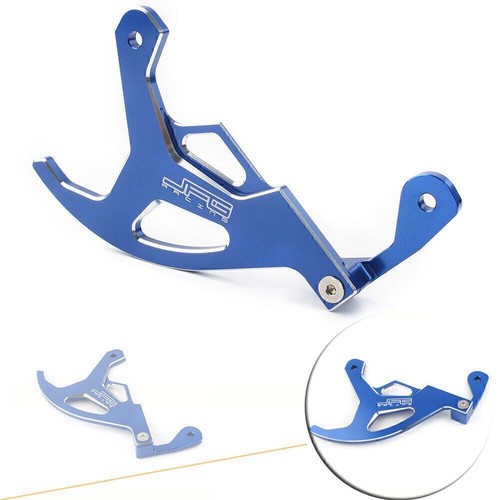Cnc brake rear disc guard - rear, blue