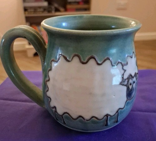Bentham pottery sheep mug - bentham,