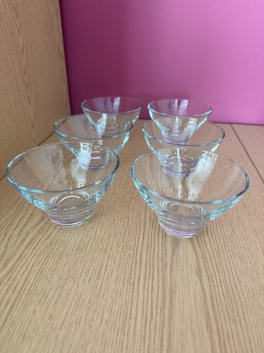 Set clear glass dessert - set,
