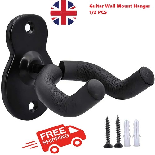 Guitar wall mount hanger hook - guitar,