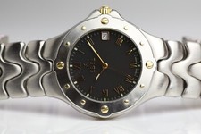 Ebel Sportwave Quartz Mens Watch, Black Dial, 6187631