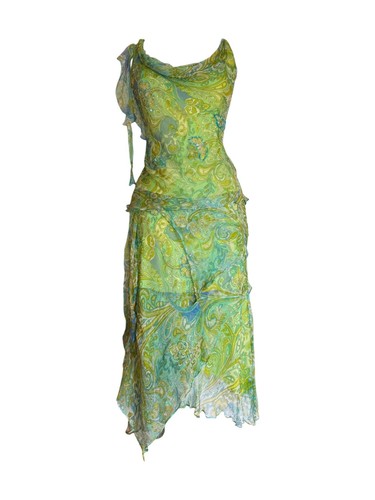 Rene derhy green blue paisley - rene,