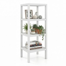 COSTWAY 4-Tier Plastic Storage