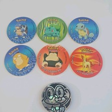 6x Pokémon Tazos Pogs