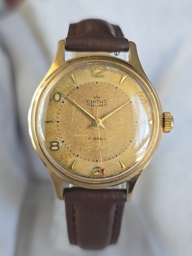 Mens gold plated smiths deluxe - plated,