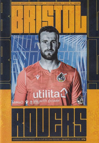Football programme bristol - programme,