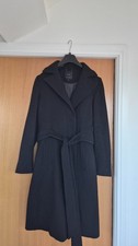 Ted Baker  Women's Wool  Belted Wrap Coat Size 2 UK 10