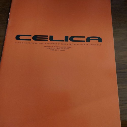 Toyota celica 1991 brochure - toyota,