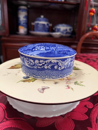 Spode blue italian round - blue,