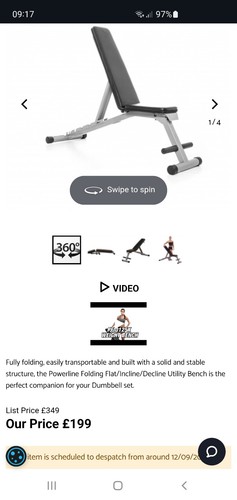 Powerline fold away adjustable - fold,