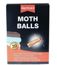 Rentokil 20 moth balls for