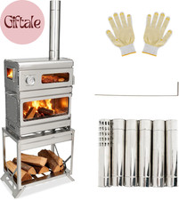 Wood Burning Stove with Oven