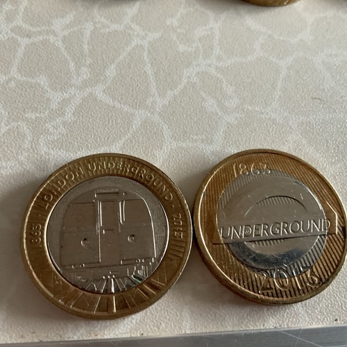 Two pound coins rare - two,
