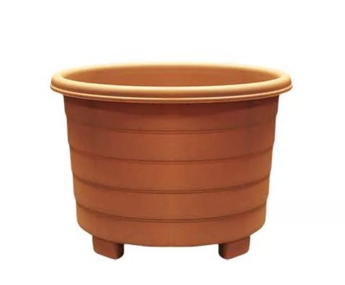 Round plastic flower pots - round,