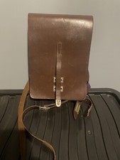 Original Post WW2 Soviet Officers Map Case 1959 Real Leather Planshet