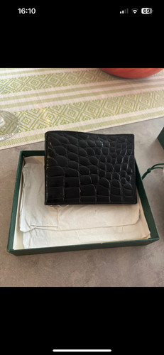 Real alligator leather black - real,