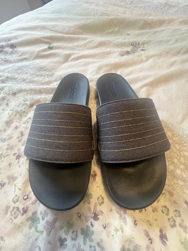 Adidas sliders size - size, denim