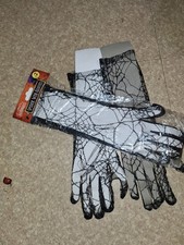 Wilkinson Halloween Spider Web Gloves X2 New In Packaging