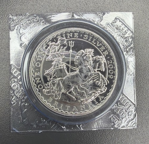 2009 britannia 1oz - silver, coin