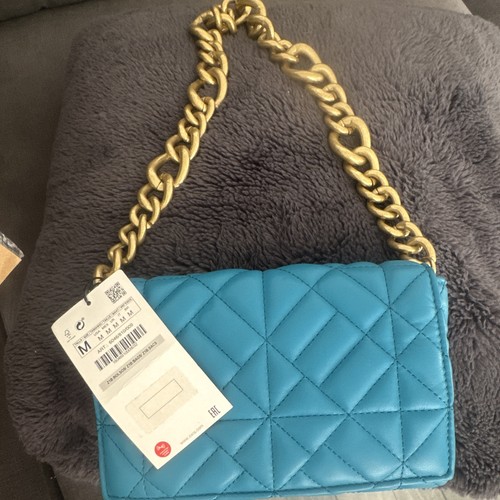 Zara quilted shoulder bag with - zara,