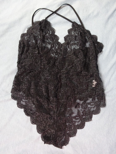 Shein black lace - black, size