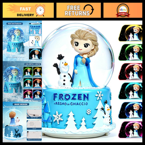 Musical princess snow globe - musical,