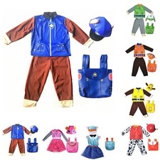 PAW Patrol Chase Marshall Rocky Skye Zuma Everest Rubble Kids Cosplay Costumes^